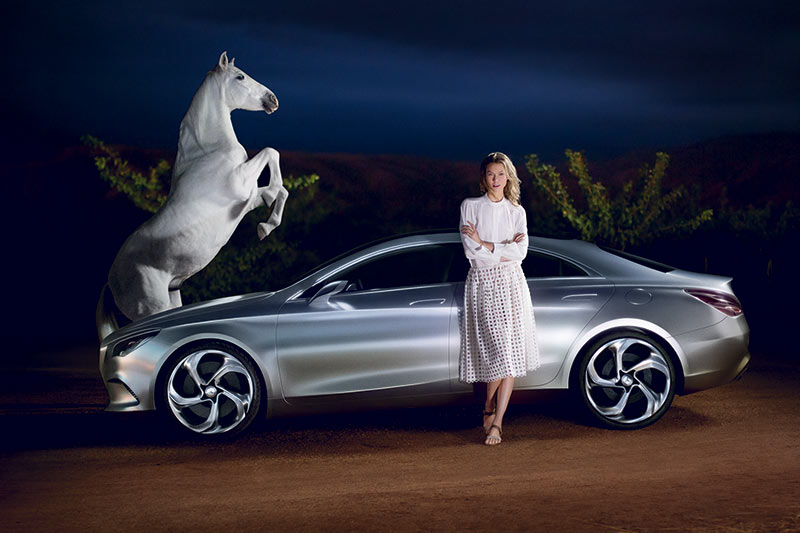 Karlie Kloss Tapped for Mercedes-Benz Fashion F/W 2013 Campaign, Shot by Ryan McGinley