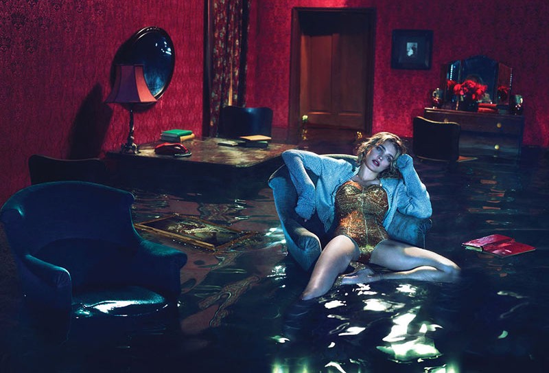Natalia Vodianova is Sleepless for W Magazine December 2012 by Mert & Marcus