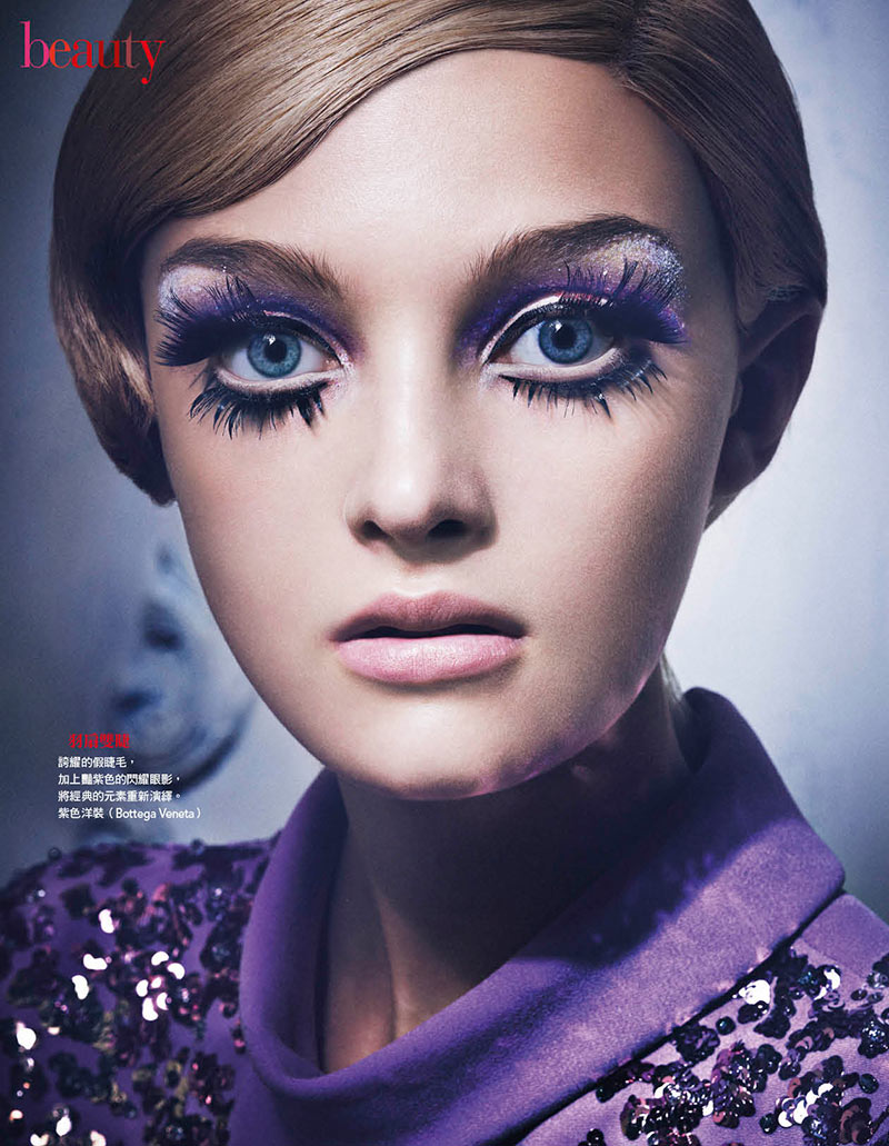 Tak Sugita Lenses 60s Inspired Beauty Looks for Vogue Taiwan