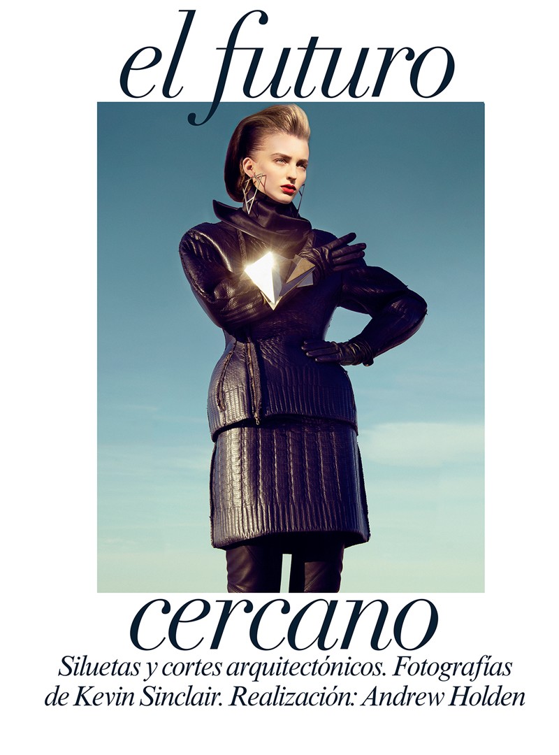 Georgina Stojilijkovic Gets Futuristic for Vogue Latin America December 2012 by Kevin Sinclair
