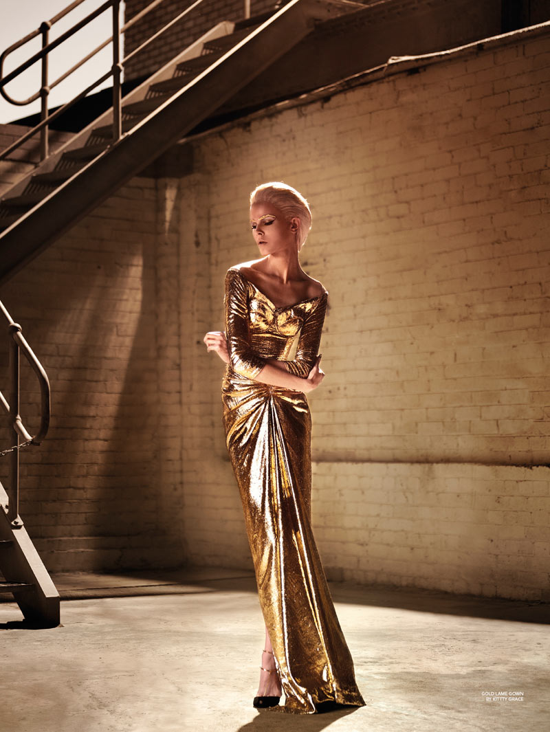Ruby Jean Wilson Charms in Gold Looks for Karen Magazine #14