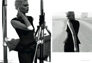 Abbey Lee Kershaw Takes to the Desert for Harper's Bazaar Australia ...