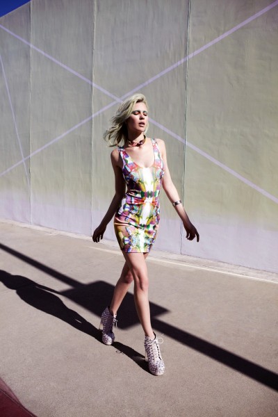 Britt Maren Rocks Psychedelic Style for Nasty Gal's January 2013 ...