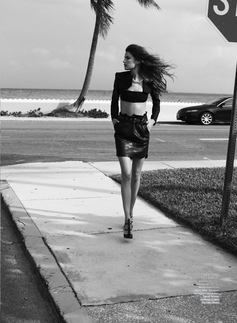 Cameron Russell Has "Miami Heat" for Vogue Australia February 2013 by Benny Horne