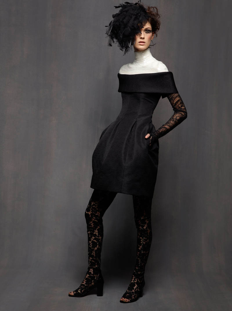 Karl Lagerfeld Shoots Marte Mei Van Haaster in Chanel Haute Couture Spring 2013
