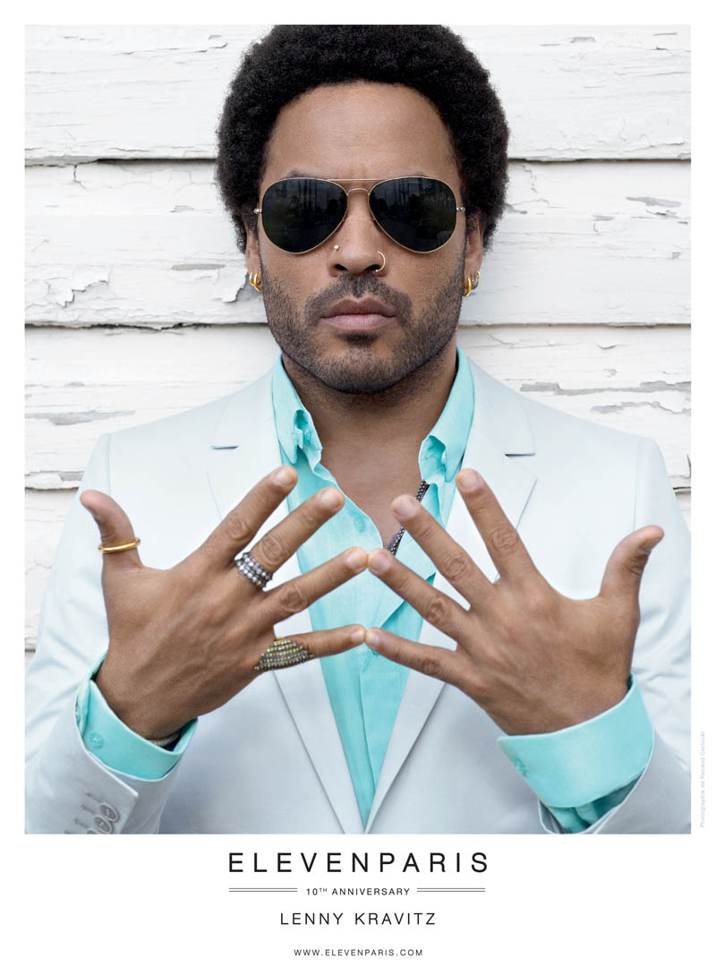 Charlotte Free and Lenny Kravitz Front Eleven Paris' Spring 2013 Campaign