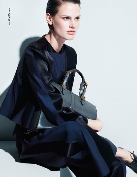 Saskia de Brauw Fronts the Giorgio Armani Spring 2013 Campaign by Mert ...