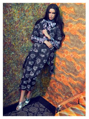 Hind Sahli is 70s Chic in Psychedelic Prints for Arise #19 – Fashion ...