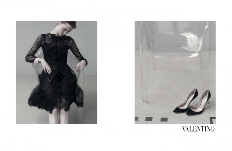 Codie Young, Maud Welzen and Tilda Lindstam Are Icy Beauties for the Valentino Spring 2013 Campaign by Sarah Moon