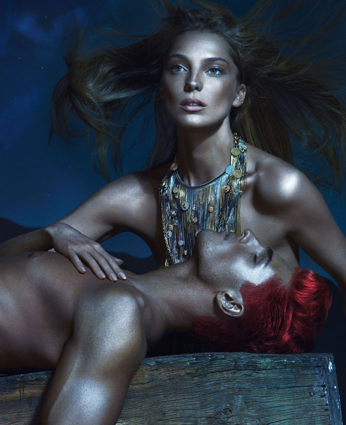 Kate Moss, Daria Werbowy and Joan Smalls Are Divine Beauties for 