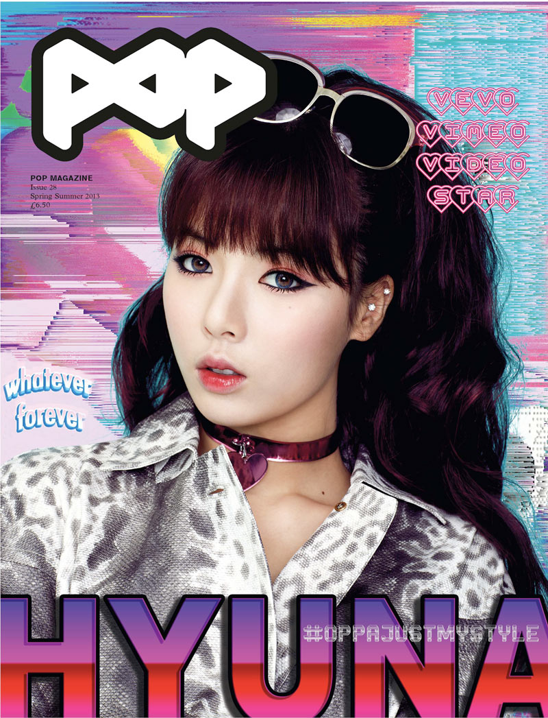 POP Features Moffy and Hyuna on its Spring/Summer 2013 Covers