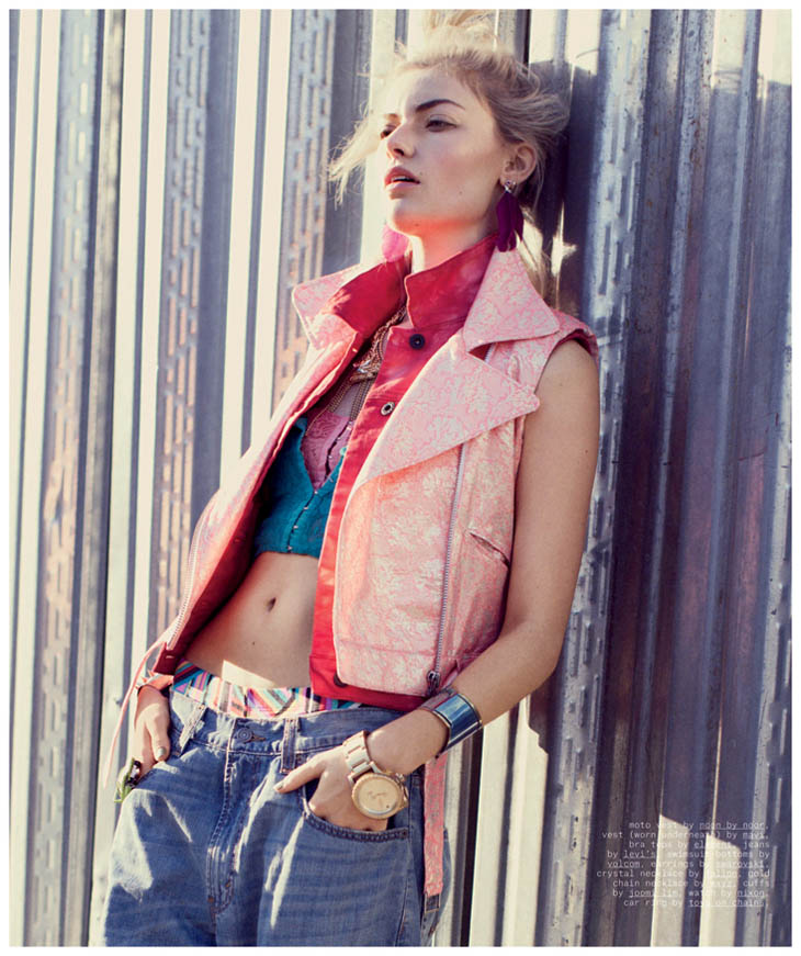 Farah Holt Shines in Urban Style for Nylon's February 2013 Issue by Justin Hollar