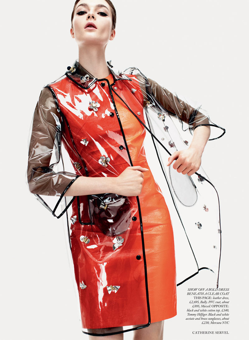 Zen Sevastyanova Gets Mod for Harper's Bazaar UK March 2013 by Catherine Servel