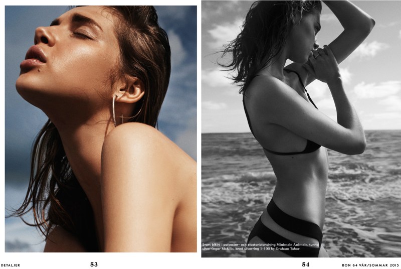 Anais Pouliot is a Beach Babe for Bon Spring/Summer 2013 by Benny Horne