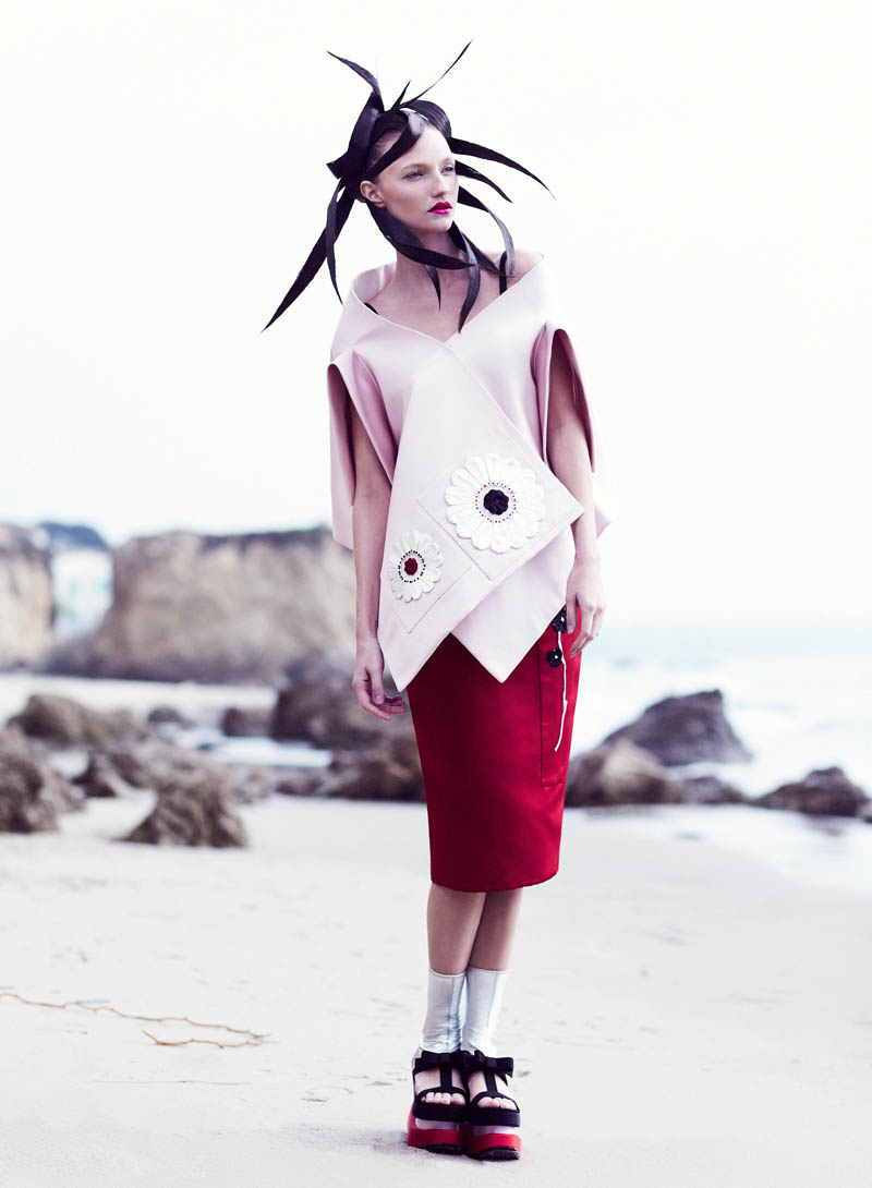 Chris Nicholls Captures Ciara in Eastern Fashion for Flare's March Issue