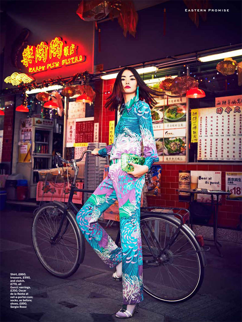 Miao Bin Si Shines in the Streets of Hong Kong for Stylist Magazine S/S 2013