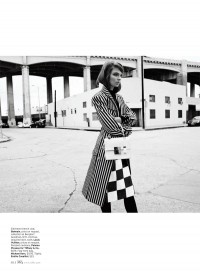 Carola Remer is Mod Chic for Elle US April 2013 by Horst Diekgerdes ...