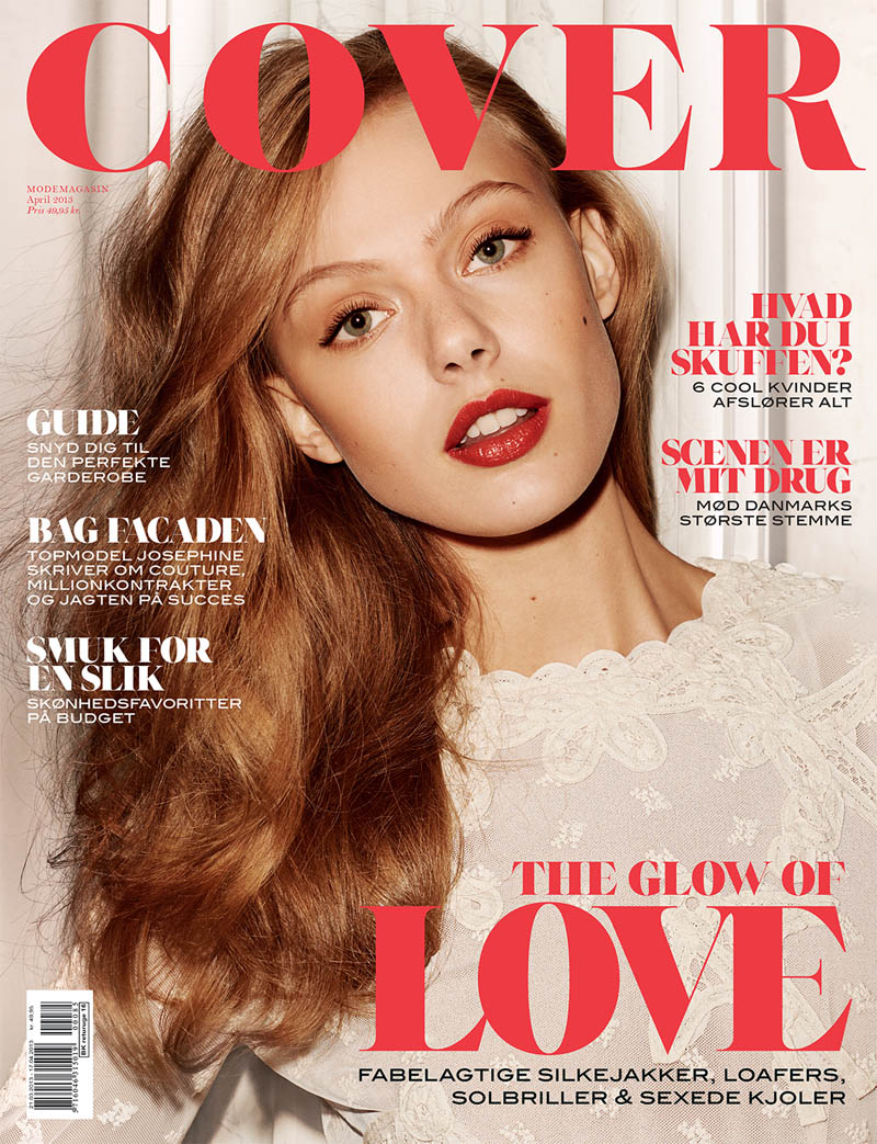 Frida Gustavsson Stars in Cover Magazine's April Issue