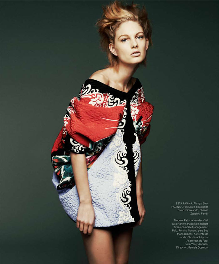 Patricia Van der Vliet Shines in Harper's Bazaar Latin America's April 2013 Cover Story
