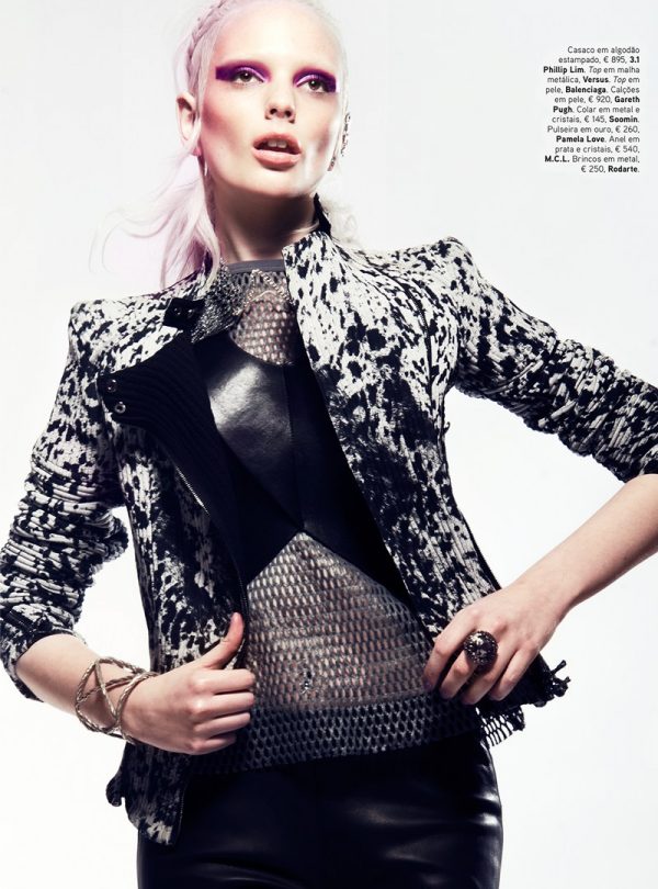 Chrystal Copland is Biker Chic for Kevin Sinclair In Vogue Portugal ...