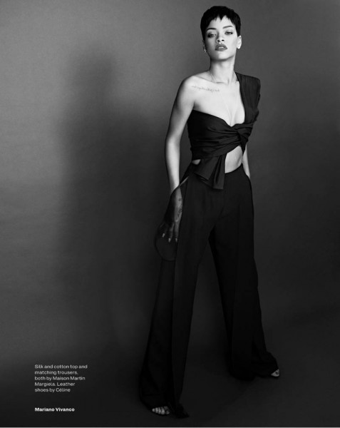 Rihanna Stars in Elle UK's April Cover Shoot by Mariano Vivanco ...