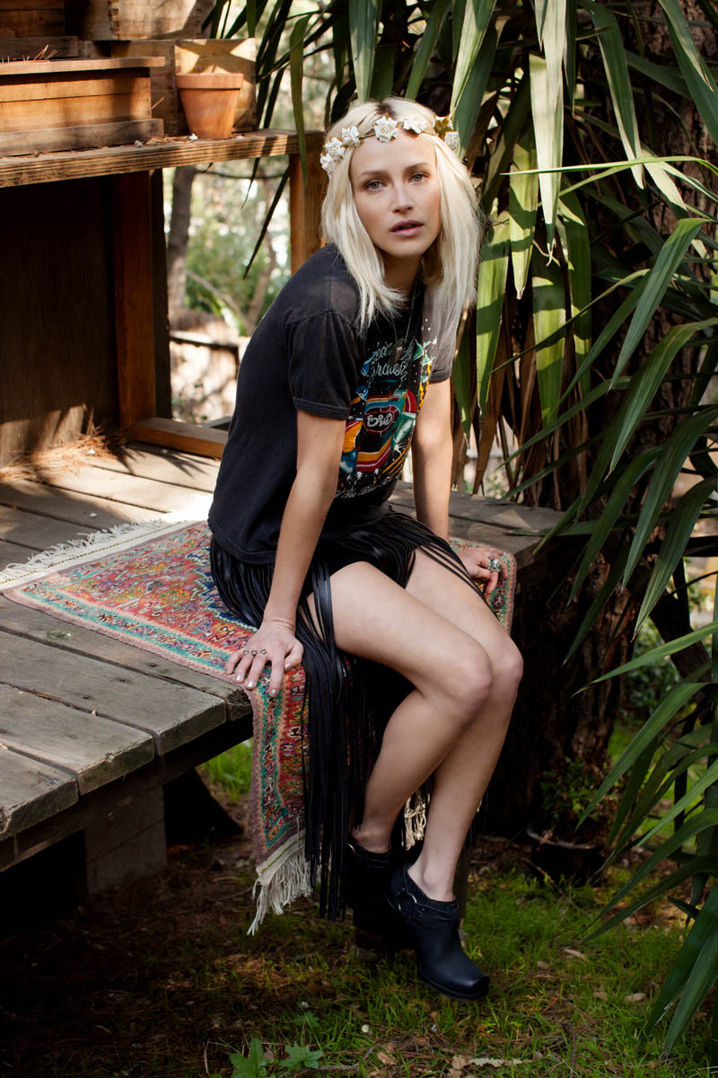 Lauren Hastings is Bohemian Chic for Wasteland's March Lookbook ...