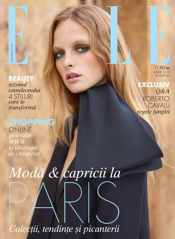 Asa Tallgard Shoots Eva Downey in Paris for Elle Romania's April 2013 ...