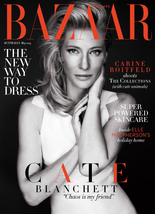 Cate Blanchett Graces Harper's Bazaar Australia May 2013 Cover ...