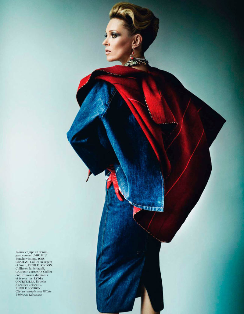 Kate Moss Celebrates Peruvian Style with Mario Testino for Vogue Paris April 2013