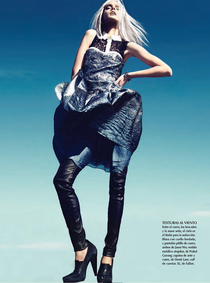 Katie Fogarty Wears Eclectic Fashions for Kevin Sinclair in Vogue Latin America May 2013