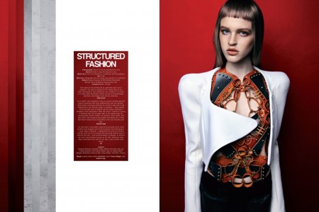 Megan and Melody Wear Structured Fashion in Kurv Magazine by Eliot ...