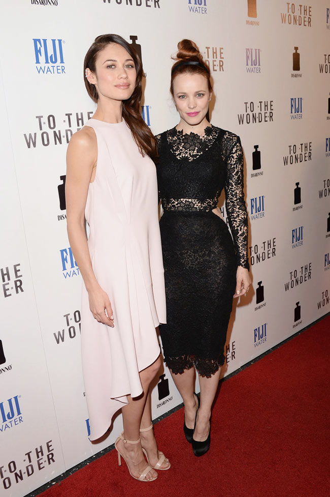 Olga Kurylenko is Lovely in Dior at the "To The Wonder" Premiere