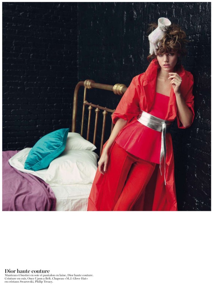 Freja Beha Erichsen is Ravishing in Couture for Vogue Paris May 2013 by Inez & Vinoodh