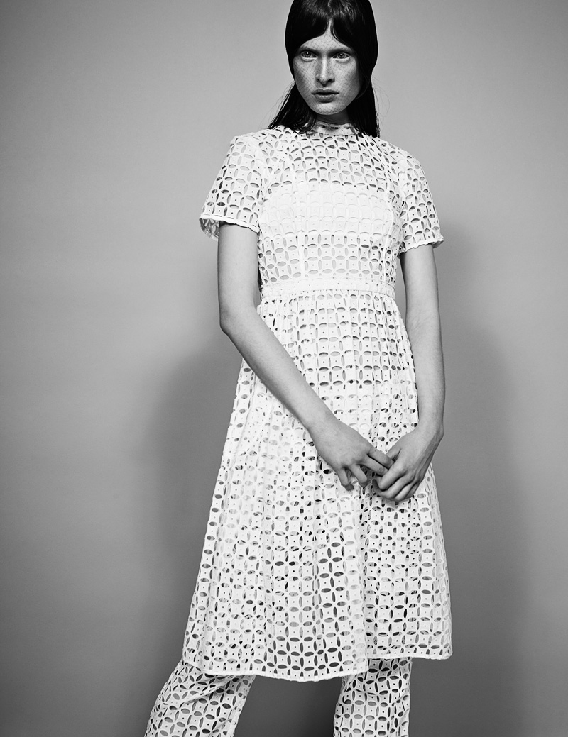 Ilva Heitmann Dons All White for SOMA Magazine by Felix Wong