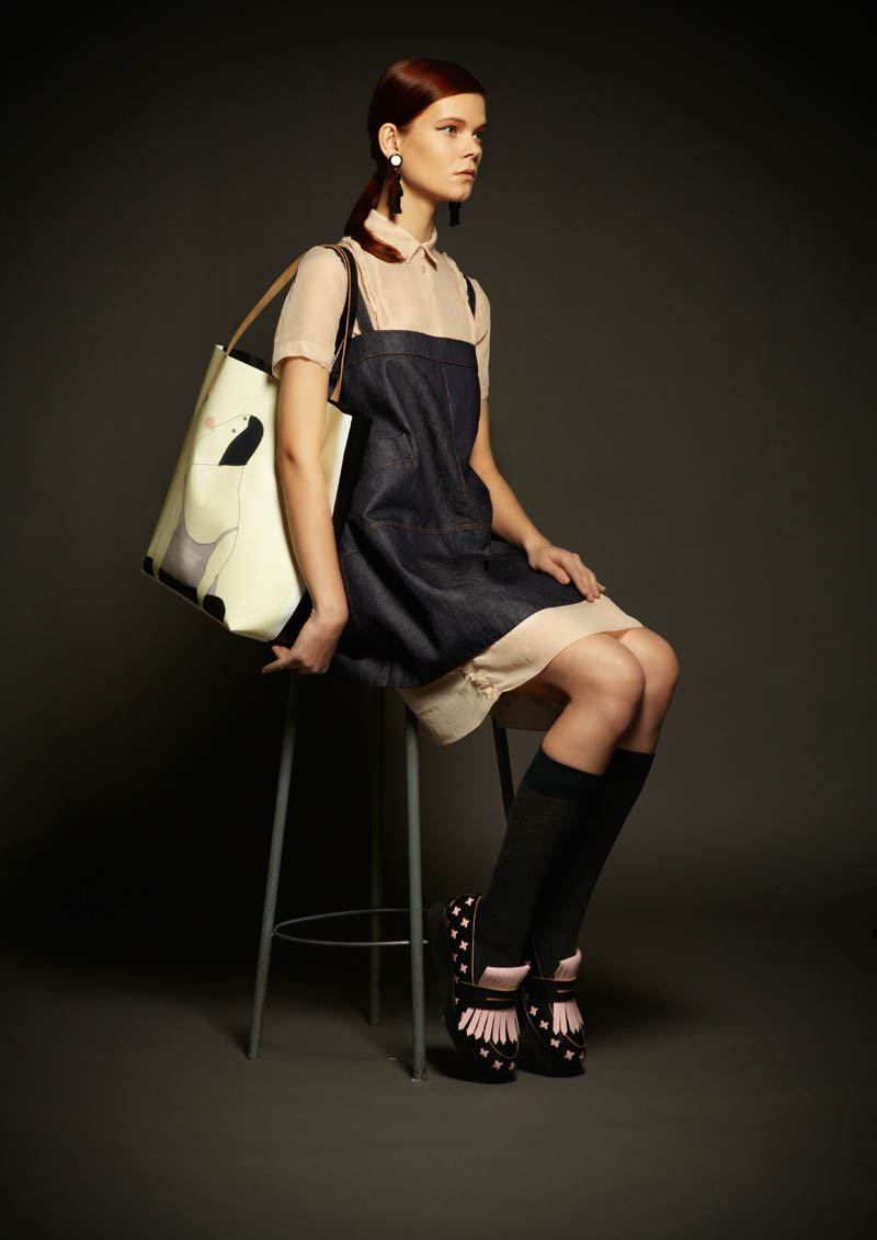 Marni Collaborates with Artist Romina Quiros on Winter 2013 Denim Collection