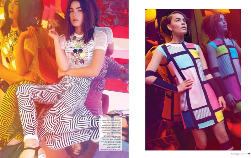 Bambi Northwood-Blyth Stars in Colorful Feature for Foam Magazine by Dove Shore