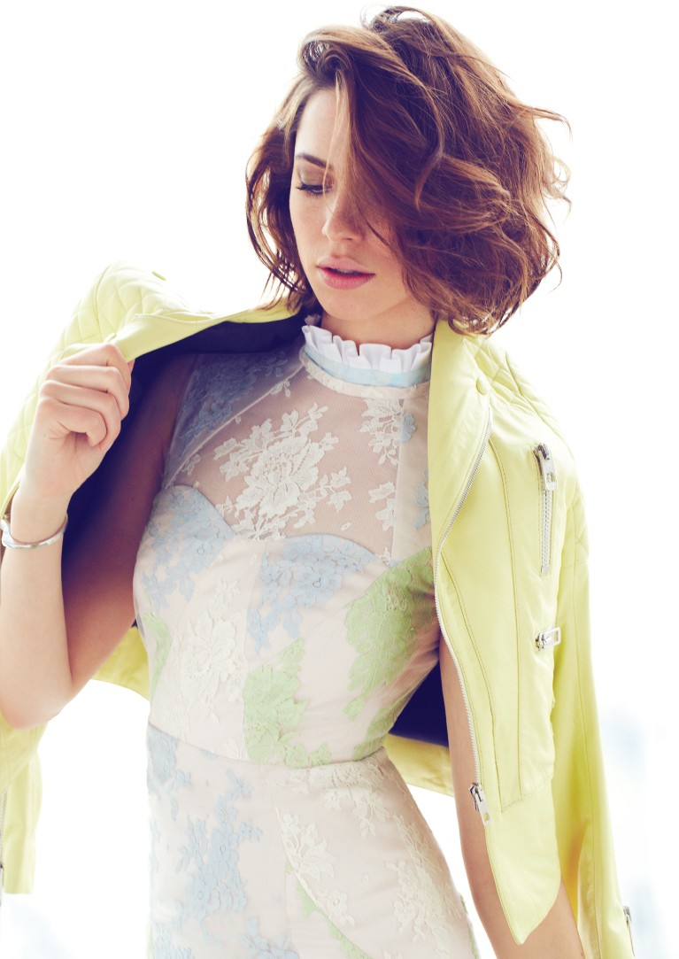 Rebecca Hall Stars in Elle Canada's June 2013 Cover Shoot by Max Abadian