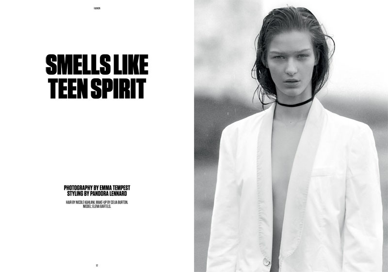 Elena Bartels is Minimal Chic for Under the Influence Magazine