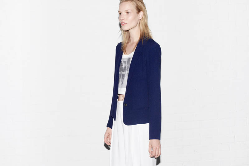 Suvi Koponen Models Zara May 2013 Lookbook