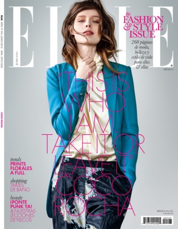 Coco Rocha Stars in Elle Mexico June 2013 Cover Shoot by Santiago ...