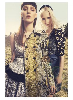 Franzi Mueller & Katrin Thormann Model the New Grunge for Gala by Alexx ...