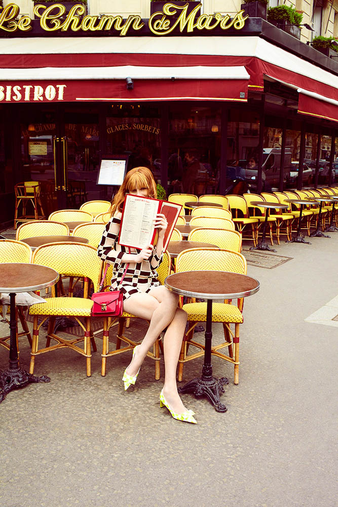 Magdalena Jasek Wears Louis Vuitton Wardrobe for Elle Poland July 2013 by Agata Pospieszynska