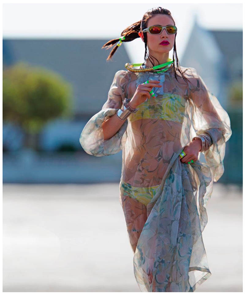 Jacquelyn Jablonski Dons Summer Style for Dujour Magazine by Hans Feurer