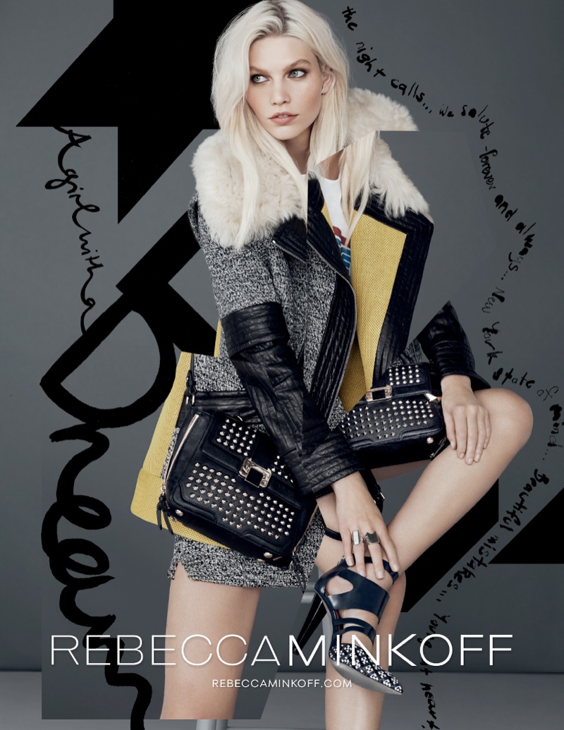 Aline Weber Gets Playful for Rebecca Minkoff Fall 2013 Campaign ...