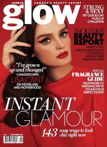 Lisa Cant Stars in Glow's September 2013 Edition – Fashion Gone Rogue