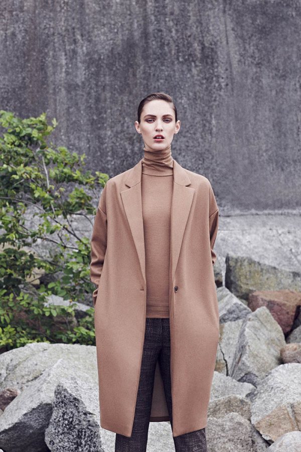 Franzi Mueller Models Chic Outerwear for EMEZA's Fall 2013 Ads ...