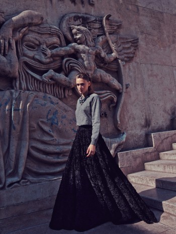 Sarah Emilia is Parisian Chic for Marie Claire China by Dennison ...