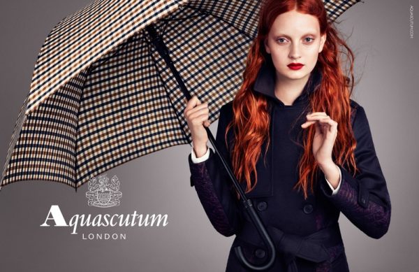 Codie Young Fronts Aquascutum's Fall 2013 Campaign – Fashion Gone Rogue