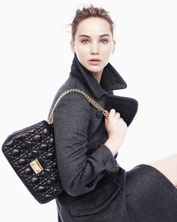 Jennifer Lawrence Models Miss Dior Handbags for Fall 2013 Campaign ...