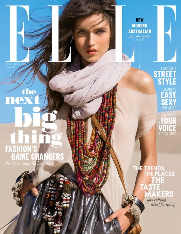 See Elle Australia's Premier Cover with Gabby Westbrook-Patrick ...